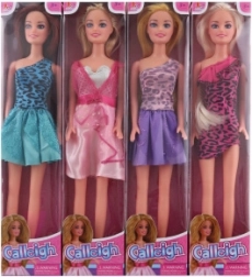 29 cm-es ízületes baba hosszú hajjal