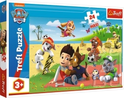 Puzzle Trefl PAW PATROL Maxi 24 dijelova – Zabava na deki