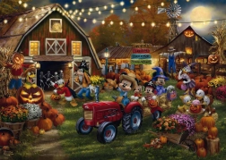 Puzzle SCHMIDT Mickey e Minnie – festa della zucca 1000 pezzi
