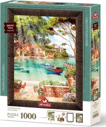 Puzzle con cornice e colla Buongiorno 1000 pezzi