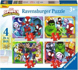 Slagalica RAVENSBURGER Spidey i njegovi nevjerojatni prijatelji 4u1