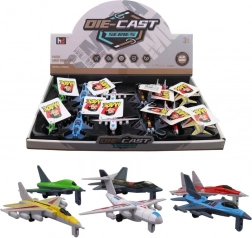 Vliegtuigen voor kinderen 10 cm - set van 12 stuks