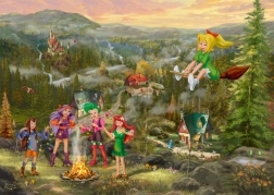 Puzzle Little Witch Bibi: Gathering of Young Witches 1000 Pieces