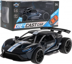 Macchinina in metallo a retrocarica 1:32 con pneumatici in gomma e suoni – Power