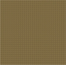 Base per costruzioni marrone scuro 25,5 x 25,5 cm