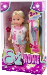 bambola Evi Love con aspirapolvere 2in1 per la casa 12 cm