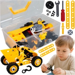 Klocki konstrukcyjne pojazdy 100 elementów ISO TRADE