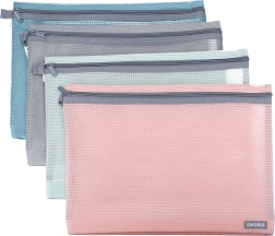 Folder with zipper 30x23 cm in various colors
