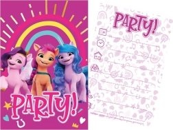Set of Party Invitations and Envelopes MY LITTLE PONY (5+5), 15 × 10 cm