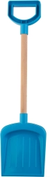Androni shovel with wooden handle and grip 53 cm – Blue