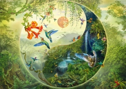 Schmidt puzzel In het bos van kolibries 1000 stukjes