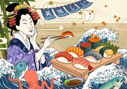 Ravensburger Puzzle Moment: sushi 300 dijelova