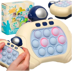 Astronaut-themed electronic anti-stress sensory game