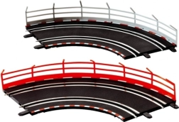 guardrail for Carrera GO!!!, GO!!! Plus and Digital 143 slot car tracks – set of 10 pcs