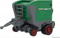 Brixies Plus Fendt Rotana F - Baler Building Set 1:32