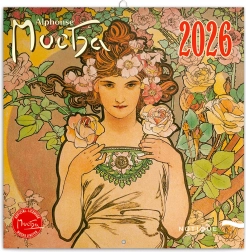 Calendario per appunti Alfons Mucha 2026