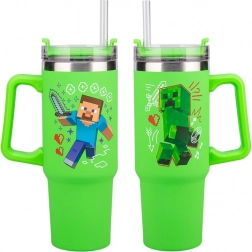 Minecraft utazóbögre szívószállal 900 ml