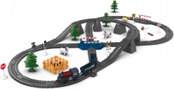 Train track with effects 112 × 61 × 7.5 cm