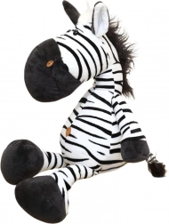Plush Toy Zebra Black-and-White 25 cm