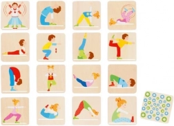 Goki Wooden Memory Game Gymnastics