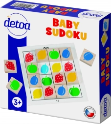 Sudoku pour enfants en pièces de bois