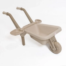 DOLONI children's wheelbarrow with shovel ECO – beige