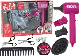 Frisørsæt Hårtørrer 10 dele