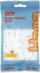 White ironing beads 5 mm, 1000 pcs