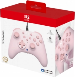 Controller cablato HORI Horipad Turbo per Nintendo Switch colore Cozy Pink