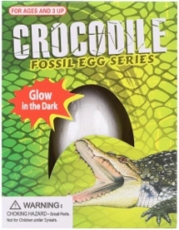 Chiseling Egg with a Glow-in-the-Dark Crocodile