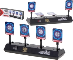 Electronic Shooting Target with 4 Targets and Digital Counter