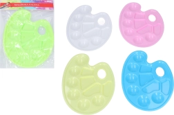 Plastová maliarska paleta na temperové farby