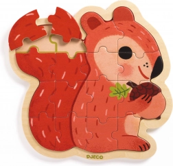 Wooden Puzzle Puzzlo Squirrel