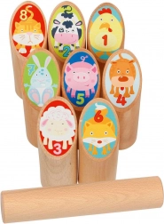 Viking game kubb animals