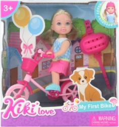 Doll with Bike and Helmet