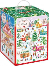 Puzzlove CzuCzu – winter puzzle set 4×150 pieces