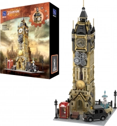 Set di costruzione Pantasy Steampunk torre dell’orologio Big Ben, 2424 pezzi