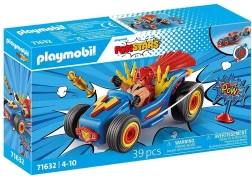 Playmobil Funstars Racing: hrvač – trkaći set s poteznim motorom