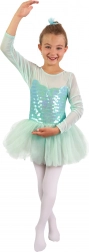 kids’ ballet costume with tulle skirt, size S