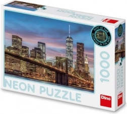 Puzzle Dino Neon New York 1000 elementów