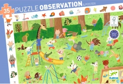 Search Puzzle Little Friends in the Garden - 35 Pieces