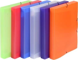 Scatola archivio A4 in PP con elastico Opaline (mix di colori)