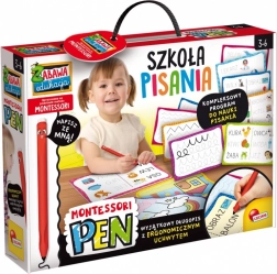 Montessori pero Šola pisanja izobraževalni set z 18 tablami