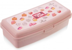 Růžový svačinový box 500 ml YUM YUM