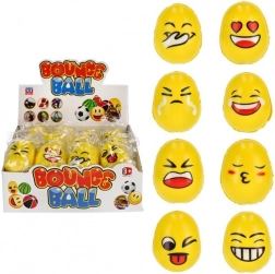 Antistressz tojás emoji arcokkal, 6 cm