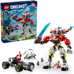 LEGO DREAMZzz 71497 Cooper tigris robotja és Zeros hot rodja