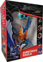 Screechers Wild! transformacijski set Airstrike Eagle z novčičem