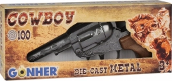 Metal Metal Cowboy Revolver Gonher