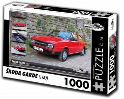 Puzzle RETRO-CARS Škoda Garde 1983, 1000 pieces