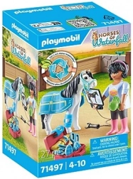 Playmobil Horses of Waterfall hipoterapevtka – komplet za nego konj